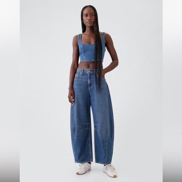 GAP Denim - NWT GAP High Rise Horseshoe Jeans in Dark Blue Indigo Denim - 28/6 R